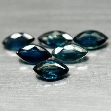 Натуральный синий Сапфир маркиз 6.0x3.0 - 6.2x3.4мм 0.34ct