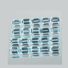 Натуральный голубой Топаз октагон 5х3мм 0.38ct