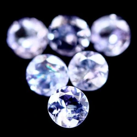 Натуральний Танзаніт коло 2.9-3.1мм 0.11ct Натуральний Танзаніт коло 2.9-3.1мм 0.11ct