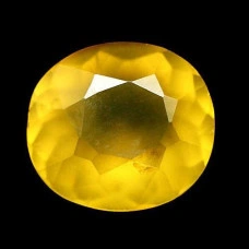 Натуральний жовтий Опал овал 11.4x10.3мм 3.36ct