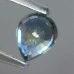 Натуральный не гретый Сапфир со сменой цвета груша 5.4x4.4мм 0.61ct