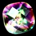 Натуральний містичний Кварц кушион 8.1x5.3мм 2.00ct