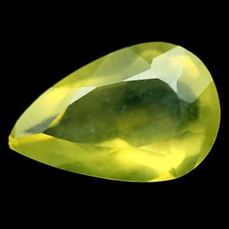 Натуральний жовтий Опал груша 11.3x7.3мм 1.75ct Натуральний жовтий Опал груша 11.3x7.3мм 1.75ct