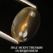 Натуральный Силиманит с кошачьим глазом овал 8.6x6.2мм 1.60ct