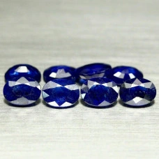 Натуральный синий Сапфир овал 8x6мм 1.53ct