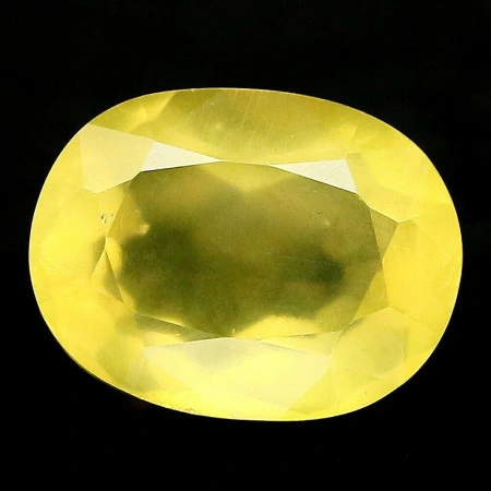 Натуральный желтый Опал овал 11.8x9.2мм 3.56ct