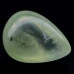 Натуральный зелёный Пренит груша 19.9х14.8мм 19.41ct