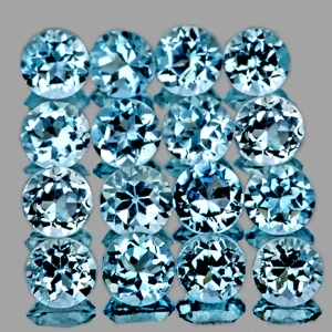 Натуральний Аквамарин коло 2.6мм 0.07ct