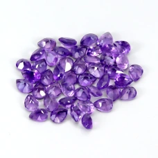 Натуральный Аметист груша 4х3мм 0.14ct