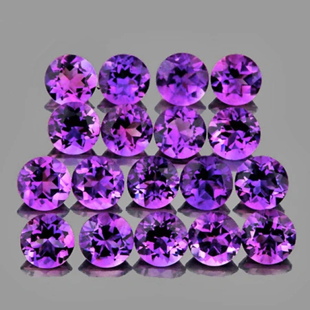 Натуральний Аметист коло 2.8мм 0.08ct