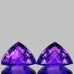 Натуральный Аметист триллион пара 6х6мм 1.31ct Натуральный Аметист триллион пара 6х6мм 1.31ct