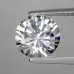 Натуральный белый Циркон круг 1мм 0.007ct