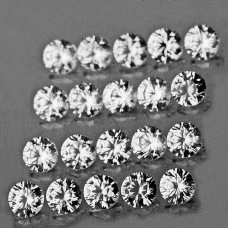 Натуральний білий Циркон коло 2мм 0.05ct