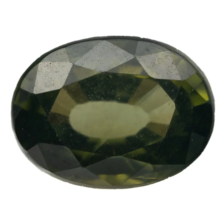 Натуральний зелений Циркон овал 8.6х6.5мм 2.15ct