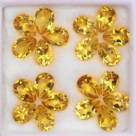 Натуральный Цитрин груша 3х2мм 0.05ct Натуральный Цитрин груша 3х2мм 0.05ct