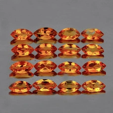 Натуральний Цитрин маркіз 4х2мм 0.07ct