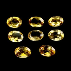 Натуральний Цитрин овал 7.3х5.3мм 0.55ct