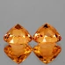 Натуральный мадейра Цитрин круг пара 6мм 1.60ct Натуральный мадейра Цитрин круг пара 6мм 1.60ct