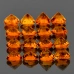 Натуральний віскі Цитрин коло 1.8мм 0.022ct