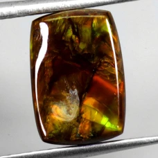 Натуральный Амолит кушион 10.9х7.6мм 2.97ct