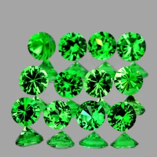Натуральный Цаворит круг 2.5мм 0.07ct Натуральный Цаворит круг 2.5мм 0.07ct
