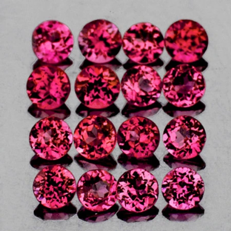 Натуральный Родолит круг 2.5мм 0.09ct