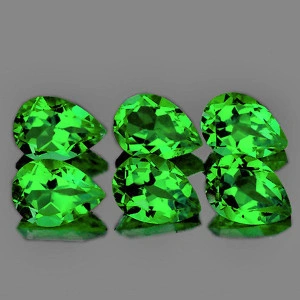 Природный Цаворит груша 4х3мм 0.16ct