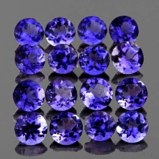 Натуральный Иолит круг 3мм 0.09ct