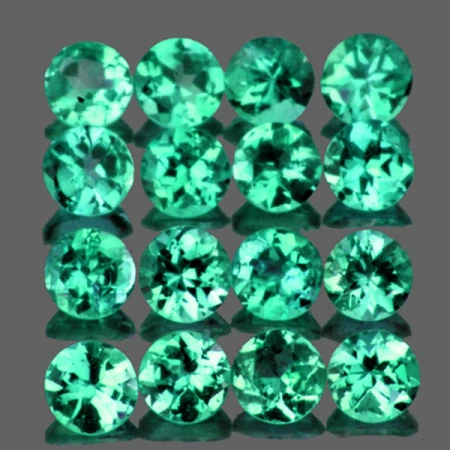 Натуральный Изумруд круг 1.8мм 0.02ct Натуральный Изумруд круг 1.8мм 0.02ct