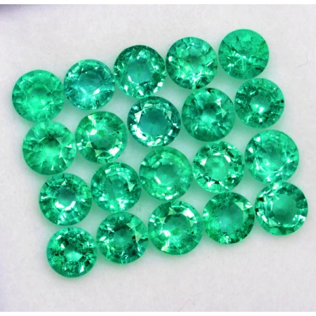 Натуральный Изумруд круг 2.0мм 0.03ct