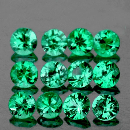 Натуральный Изумруд круг 2.3мм 0.04ct