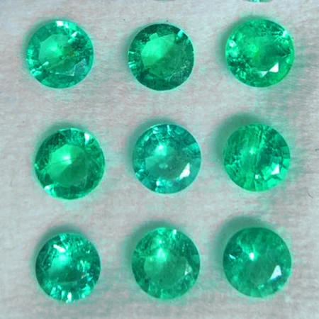 Натуральный Изумруд круг 2.8мм 0.09ct Натуральный Изумруд круг 2.8мм 0.09ct