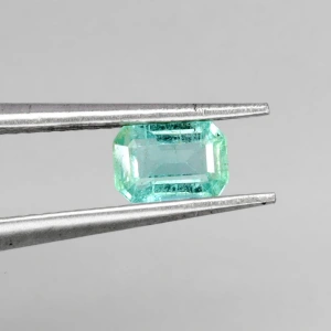 Натуральный Изумруд октагон 6х4мм 0.80ct Натуральный Изумруд октагон 6х4мм 0.80ct
