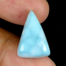 Натуральний Ларімар трильйон 20.3х14.1мм 17.49ct Натуральний Ларімар трильйон 20.3х14.1мм 17.49ct