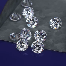 Муасаніт білий коло 3.5мм 0.20ct