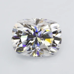 Муассанит белый кушион 10х8мм 3.5ct с Сертификатом