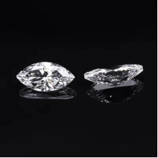 Муассанит белый маркиз 8х4мм 0.50ct с Сертификатом