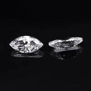 Муасаніт білий маркіз 8х4мм 0.50ct із Сертифікатом