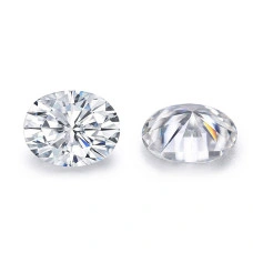 Муассанит белый овал 10х8мм 3.00ct с Сертификатом