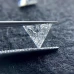 Муассанит белый треугольник 5х5мм 0.50ct c Сертификатом