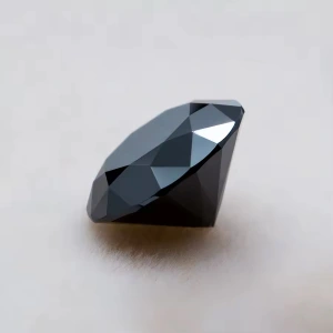 Муасаніт чорне коло 5мм 0.50ct з Сертифікатом Муасаніт чорне коло 5мм 0.50ct з Сертифікатом