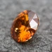 Муассанит оранжевый круг 5мм 0.5ct c Сертификатом