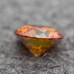 Муассанит оранжевый круг 5мм 0.5ct c Сертификатом