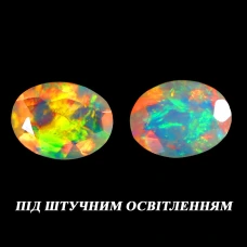 Натуральный благородный Опал овал пара 8х6мм 1.65ct