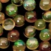 Натуральный желтый благородный Опал круг 3мм 0.08ct
