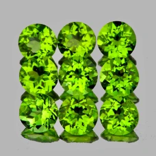 Натуральный Перидот круг 5мм 0.51ct Натуральный Перидот круг 5мм 0.51ct