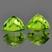 Натуральный Перидот триллион пара 5.8мм 1.35ct Натуральный Перидот триллион пара 5.8мм 1.35ct