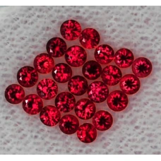 Натуральний Рубін коло 1.0 - 1.1мм 0.007ct
