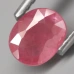 Натуральний не грітий Рубін овал 6.1х4.8мм 0.82ct
