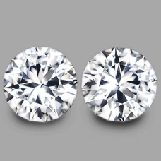 Натуральний білий Сапфір коло 4мм 0.32ct Натуральний білий Сапфір коло 4мм 0.32ct